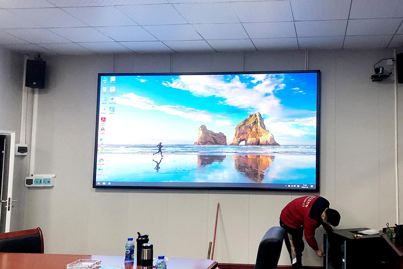 高州荷塘水利五局北部湾项目-P2.5室内全彩显示屏