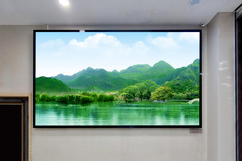 茂名市总工会-洲明P1.53室内全彩显示屏